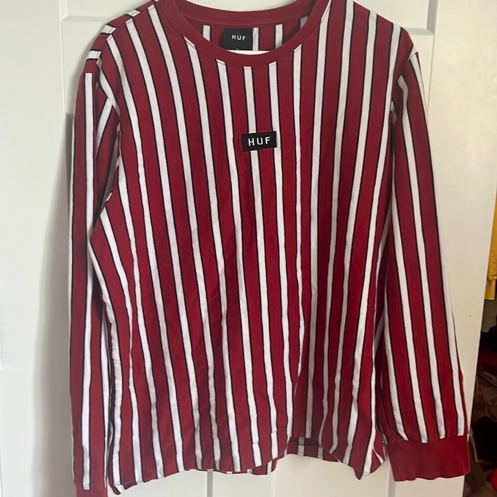 HUF Mens Striped Long Sleeve | Size XL